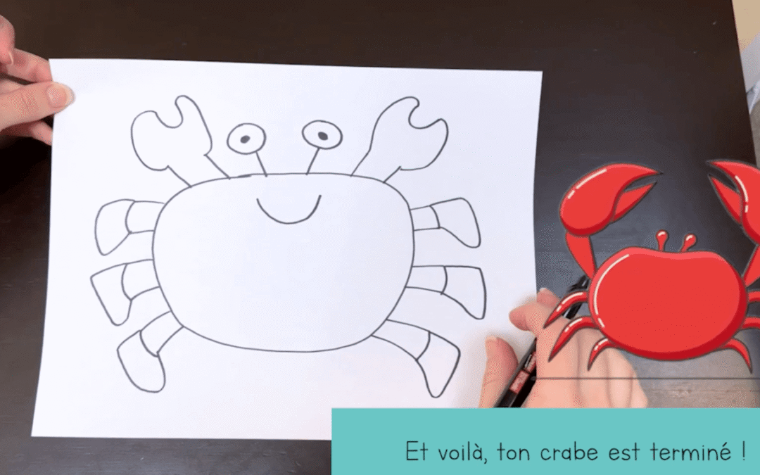 Comment dessiner un crabe